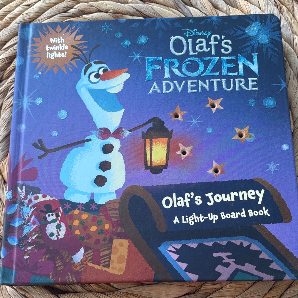Disney Olaf's Frozen Adventure Light-Up Board Book - Purple, Blue, Orange